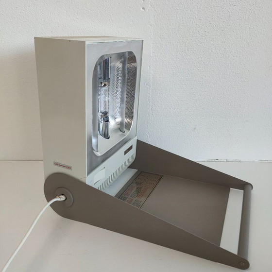 Philips UV+IR Lamp/Sunlamp KL7071 From The 70s, Table lamps, Metal, Plastic, Grey, Vintage (photo 6 of 11)