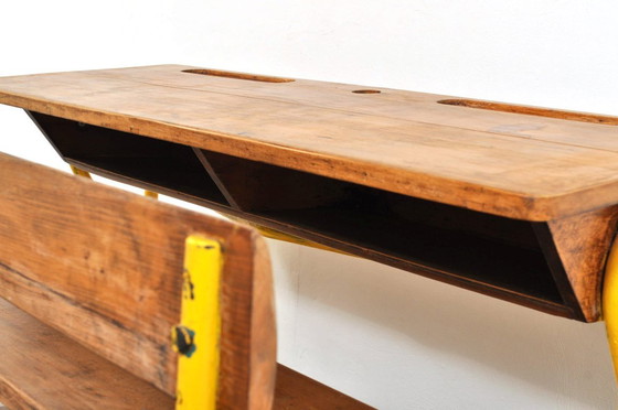 Image 1 of Banco scolastico vintage / banco scolastico anni '50