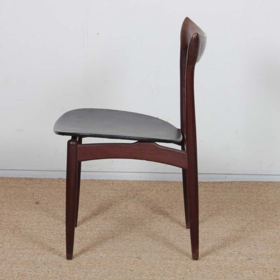 Image 1 of Four Scandinavian chairs by Henry-Walter Klein for Bramin, 1960