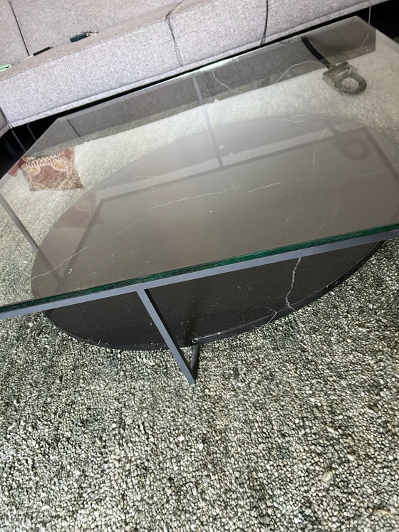 BATU salontafel 110x110 – Glas, Metaal (photo 2 of 5)