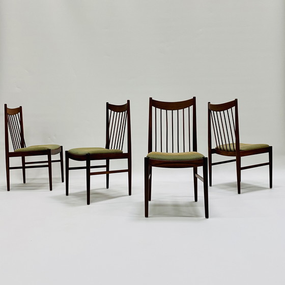 Image 1 of Rosewood Dining Chairs Arne Vodder For Sibast Danish Design