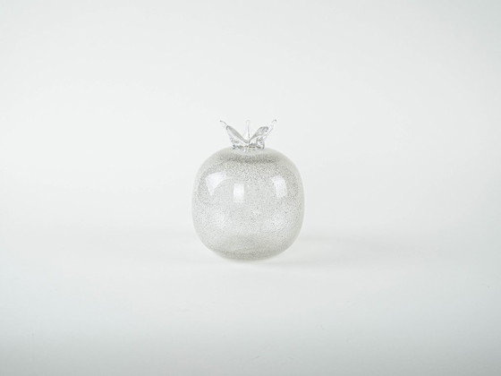Image 1 of Glass vase in the shape of a pomegranate, Danish design, 1970s, made in Denmark