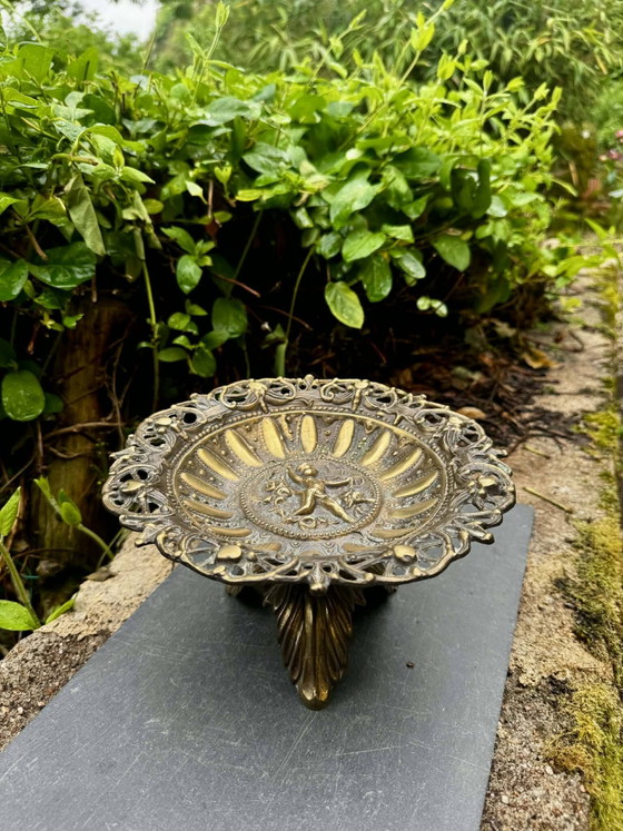 Gran cuenco frutero central de bronce del siglo XIX. – Bronze, Art Nouveau (photo 5 of 5)