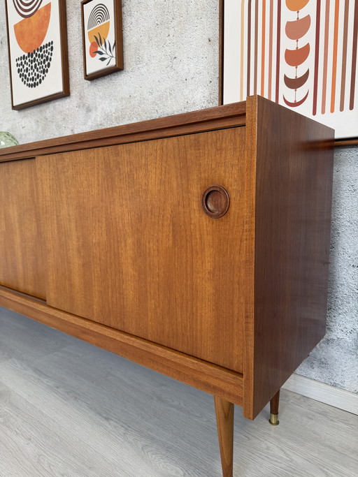 Teak sideboard / chest of drawers 200cm, 1960s