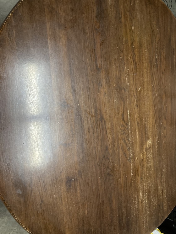 Image 1 of Ronde tafel mahonie diameter 120cm