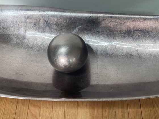 Image 1 of DV D'sign Arca Bowl (61cm) + Deco Ball – Warm Silver Taupe