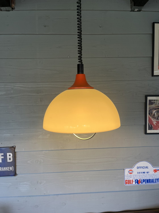Vintage Italiaanse Space Age Pendel Hanglamp Met Origineel Fratelli Giannelli Pendel Systeem, – Hanglampen (photo 6 of 10)