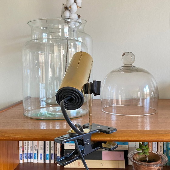 Image 1 of Vintage design gold metal spotlight wall light