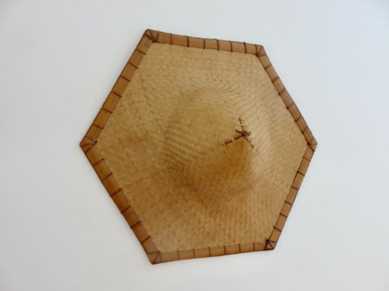 Cappello asiatico in rattan, decorazione murale vintage – Decorazioni murali (photo 2 of 10)