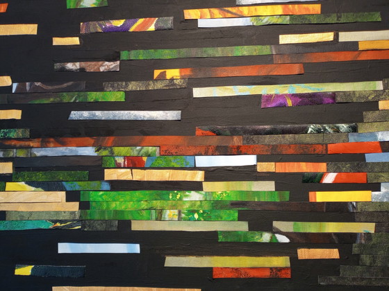 Image 1 of T van Steenbergen "Divers" Nouveau abstrait, 100 x 120 cm