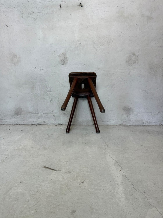 Set di quattro sgabelli da fabbrica svedesi – Wood (photo 12 of 14)