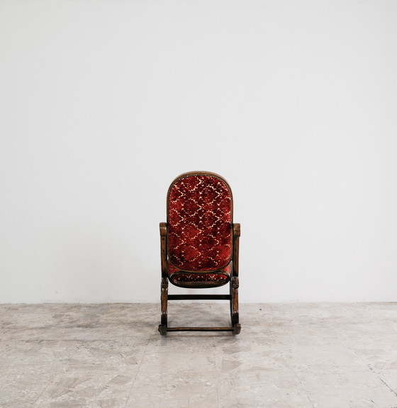 Image 1 of Thonet Vintage Mid-Century Design Schommelstoel