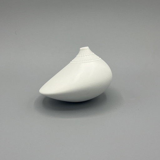 Pollo Weiße Porzellanvase - Tapio Wirkkala für Rosenthal Studio-Linie