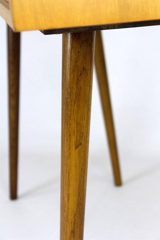 Gerestaureerd schrijfbureau in mid-century modern stijl van Up Zavody, jaren 60. – Glass (photo 16 of 20)