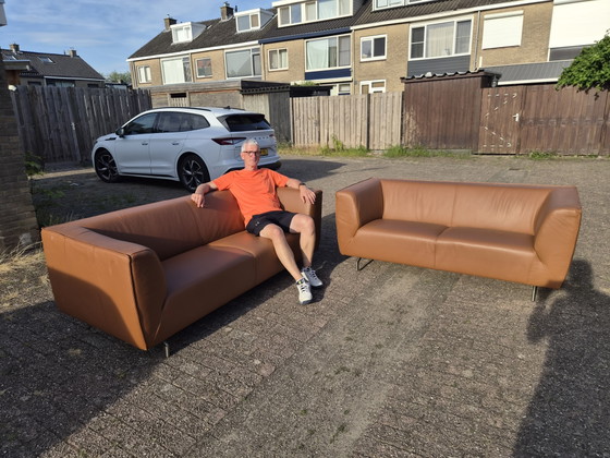 Image 1 of Leather Montetel sofas
