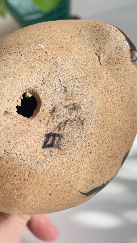 Image 1 of BIRD Handmade stoneware Mexico VINTAGE