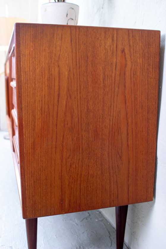 Image 1 of Credenza vintage in teak di Heinrich Riestenpatt, cassettiera danese