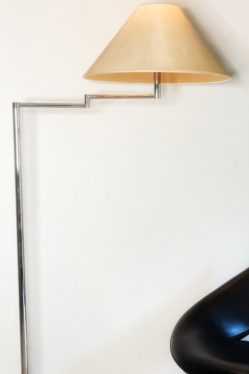 Mega design stehleuchte schwenkarm chrom 4 lichtpunkte