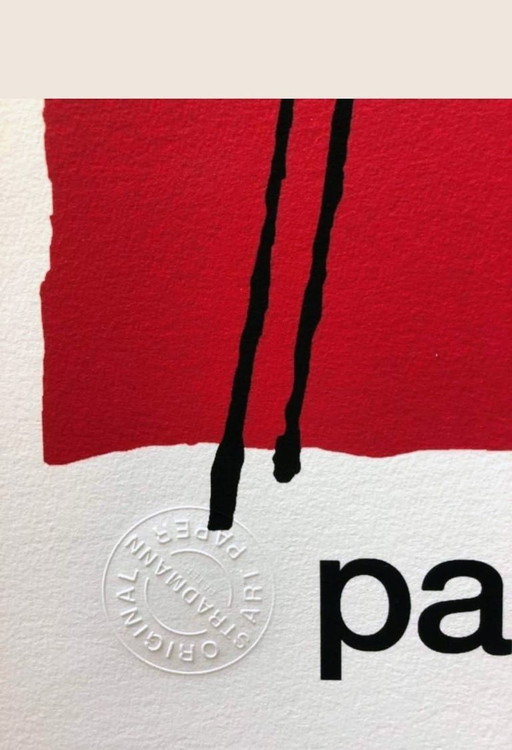 Cartel original de Pastoe con marca de agua.