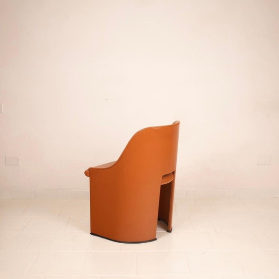 Afra & Tobia Scarpa Artona Poltrona in Pelle Maxalto 1980 – Poltrone, Leather (photo 20 of 26)