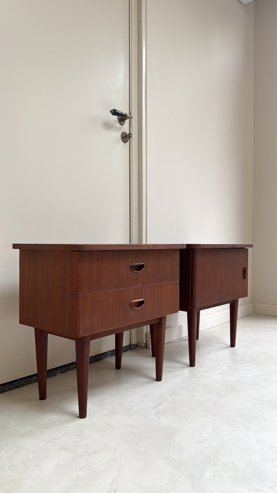 Image 1 of Comodini vintage in teak