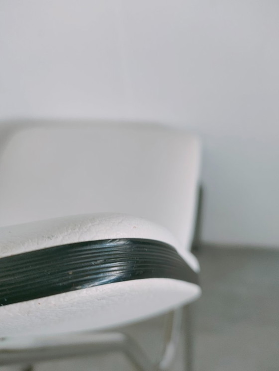 Image 1 of sedia da pranzo vintage anni '60 in tubolare, sedia laterale