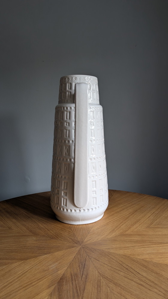 Image 1 of White West Germany floor vase 45 cm in perfect condition