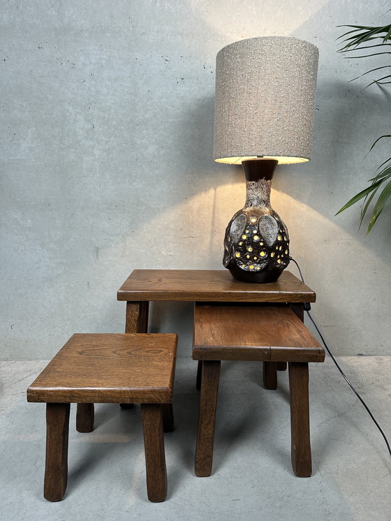 Image 1 of Vintage Fat Lava table lamp - ceramic