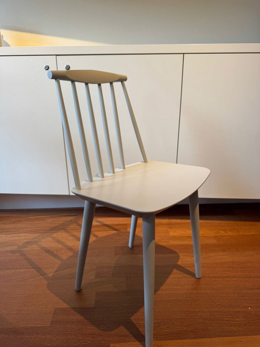 Hay J77 Dining Chair Slate Blue – eetkamerstoelen, Wood