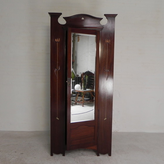 Image 1 of Art Nouveau Wardrobe, Hanging Wardrobe