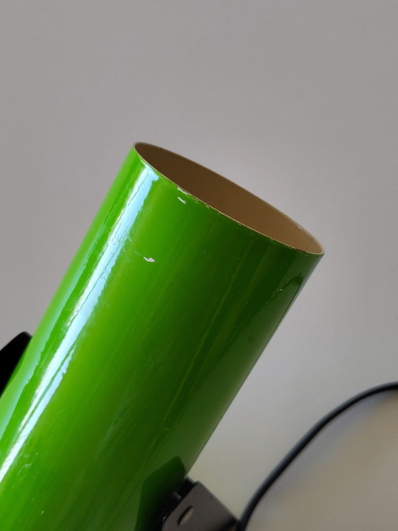 Space Age green lamp, Wall lights, Metal (photo 10 of 11)
