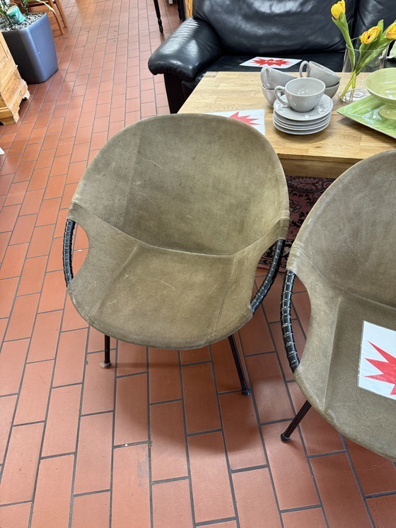 Image 1 of CHAISES BALLONS VINTAGE LUSCH & CO LOUNGE FAUTEUILS 2 pièces