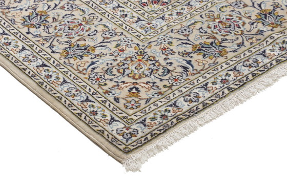 Image 1 of Origineel Perzisch tapijt Keshan, Kashan Beige 398 x 295 cm In topconditie Klassiek