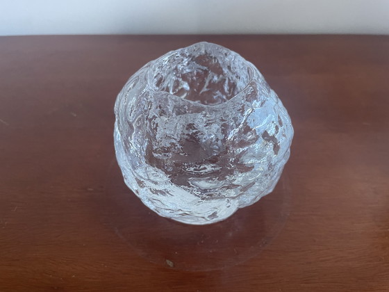 Image 1 of Kosta Boda - Votive “Snowball” Ontwerp Göran Warff