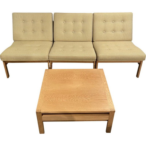 Vintage living room set by Ole Gjerlov-Knudsen and Torben Lind, 1960