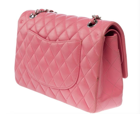 Image 1 of Sac CHANEL Timeless/Classique en Cuir Rose - 101622 
