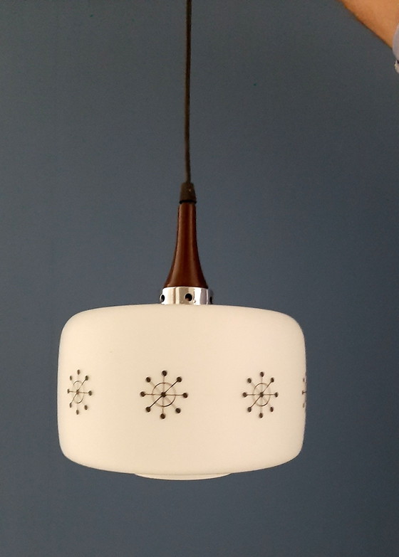 Image 1 of Scandinavian design pendant lamp "Space Age"