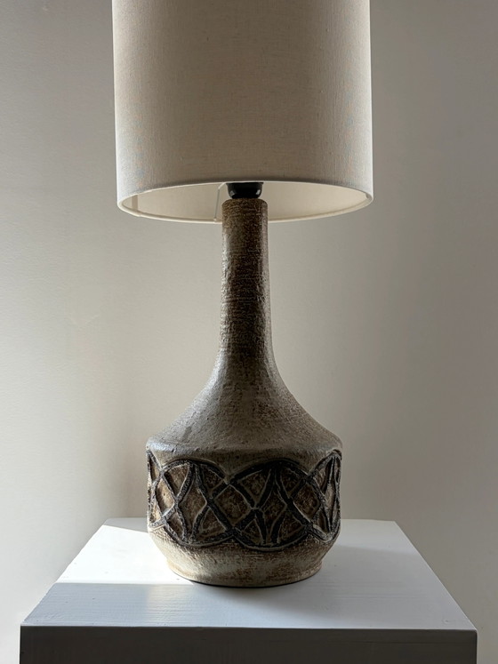 Vintage Deense keramische tafellamp – Tafellampen, Metal, Ceramic (photo 4 of 5)