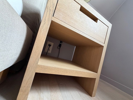 Nightstands Oak (2 Pieces) – Wood (photo 5 of 5)