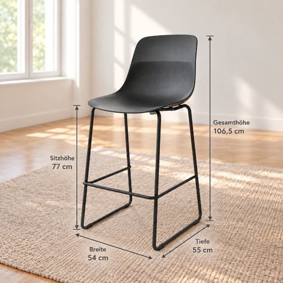 Tavolo alto Brunner nate s + 5 sgabelli da bar crona light | 2022 – Set da pranzo, Plastica, Legno (photo 5 of 9)