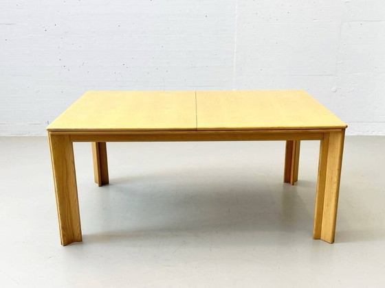 Image 1 of Set: 6 Stühle Modell Monk und Tisch von Afra und Tobia Scarpa für Molteni, 1973