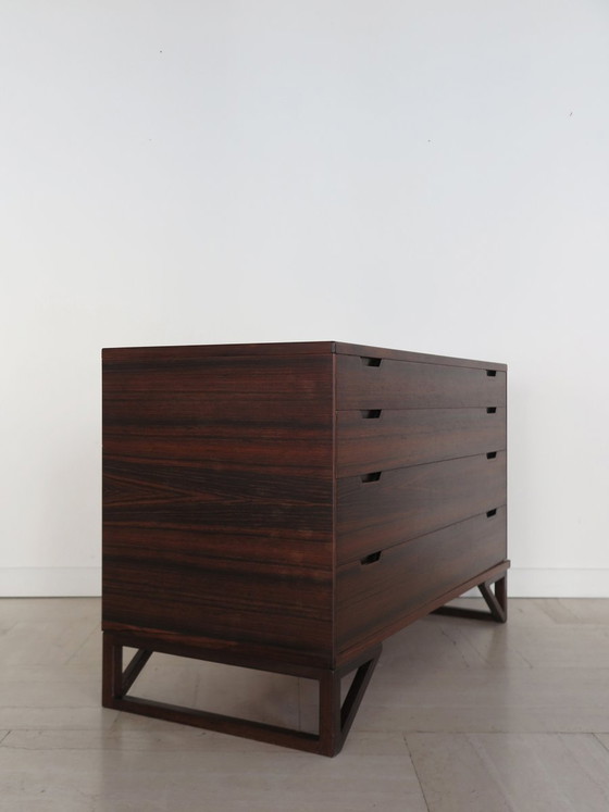 Dark wood Chest of drawers by Svend Langkilde, Denmark, 1960s, set of 2, Scandinavian (photo 13 of 23)
