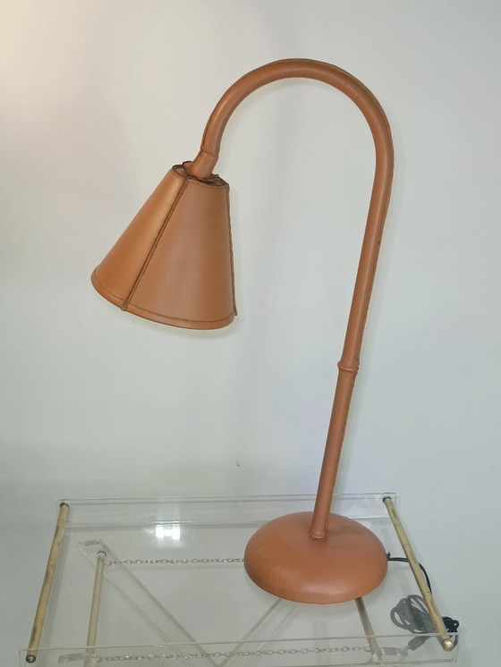 Image 1 of Table lamp by Jacques Adnet for Valenti, 1960s