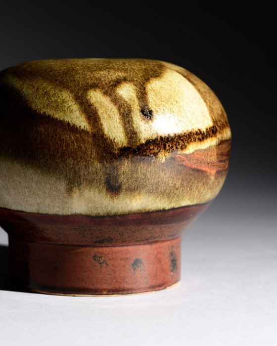 Image 1 of Raro vaso StudioKeramik Steinzeug ceramica d'arte vintage Barbara Stehr anni '70 Germania