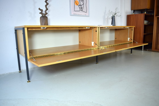 Image 1 of Buffet en frêne des années 1960, commode vintage Hellerau, meuble à tiroirs style milieu du siècle