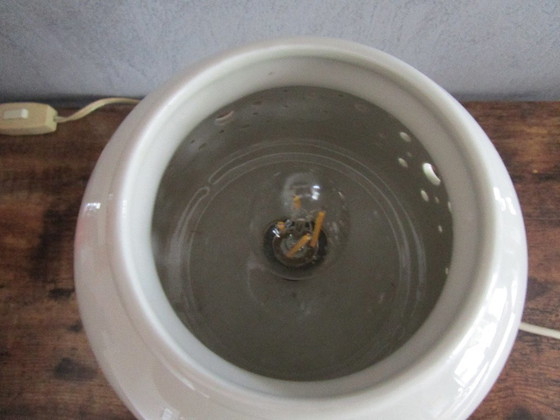 Image 1 of Vintage ceramic table lamp in Space Age style
