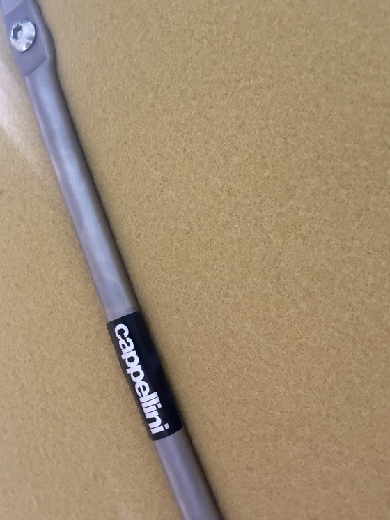 Image 1 of Taburete Cappellini cojín alto amarillo