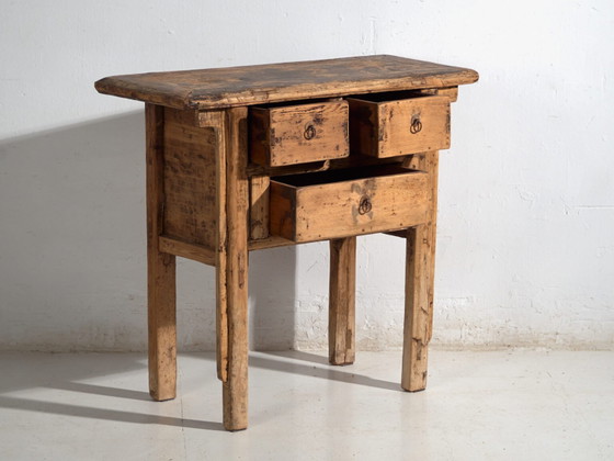 Shanxi console table in fir with dark patina – China, circa 1930 (photo 30 of 40)