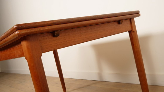 Image 1 of Vintage eettafel | teak | Uitschuifbaar | 130 cm