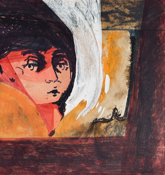 Image 1 of Robert Detheux, un bellissimo dipinto del 1962